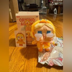 POP MART CRYBABY Crying Again Vinyl Plush Blind Box Duck You